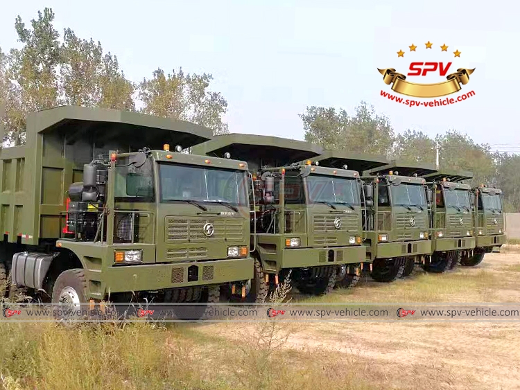 90 Tons Mine Dump Truck SHACMAN - Green